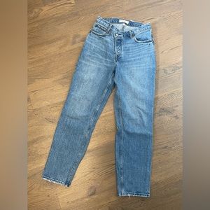 Abercrombie Curve Love High Rise Dad Jean